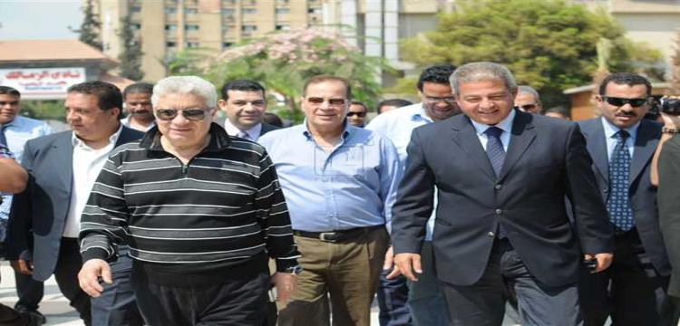 مرتضى منصور وخالد عبد العزيز مرتضى منصور وخالد عبد العزيز
